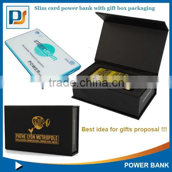 2015 Best Sale ATL Brand Slim Business Name Card Li-polymer Power Bank 2200mAh for Promotional Gifts photo-2