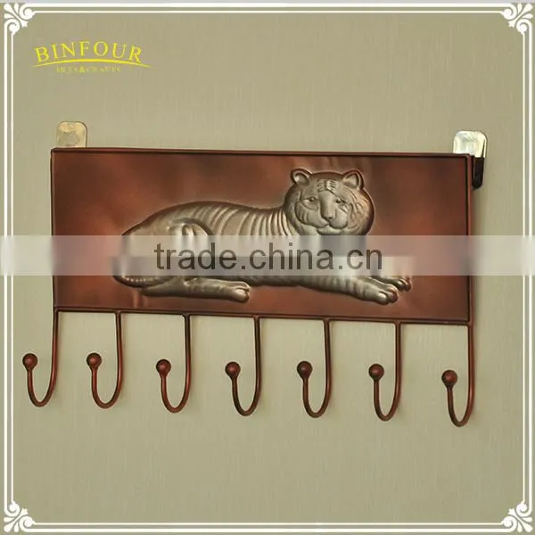 Factory Direct 12 Zodiac Living Room Metal Coat Rack Wall Hook photo-2