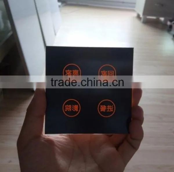 Switch Panel Glass, Tempered Glass Remote Control Light Switch Panel Glass photo-4