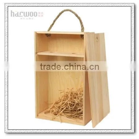 High Quality Wooden Wine Bottle Case for Sale photo-2