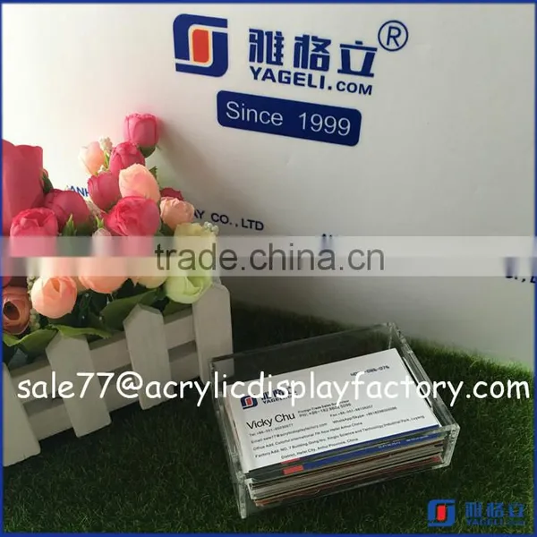 Custom Office Acrylic Items Acrylic Business Card Holder Factory