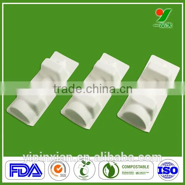 Wholesale 90days Biodegradable OEM Bagasse Packing Molded Pulp Buffering Packaging Gaming Glasses Tray for Electronic Components photo-6