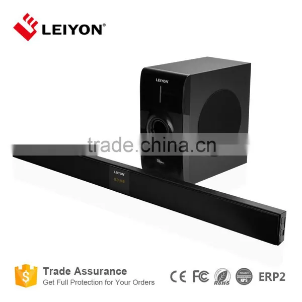 2.1 Wireless tv Soundbar With Wireless Subwoofer Bass Passive Radiator