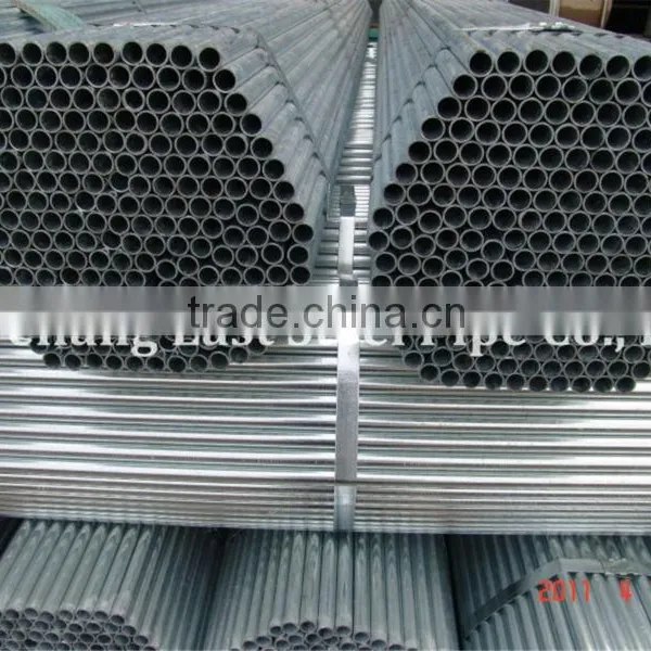 BS1387/ASTM A53/EN39 Hot Dipped Galvanized Scaffolding Steel Pipe photo-2
