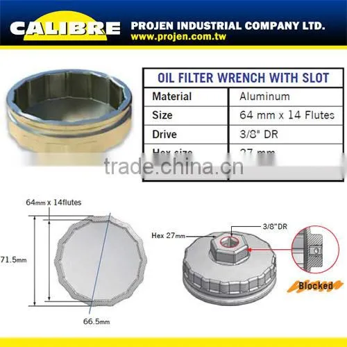 CALIBRE Auto Repair Tools Oil Drain Cup Type Oil Filter Wrench photo-3