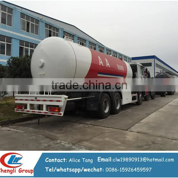 6*4 HOWO Lpg Delivery Truck Mobile Lpg Gas Refueling Trucks photo-2
