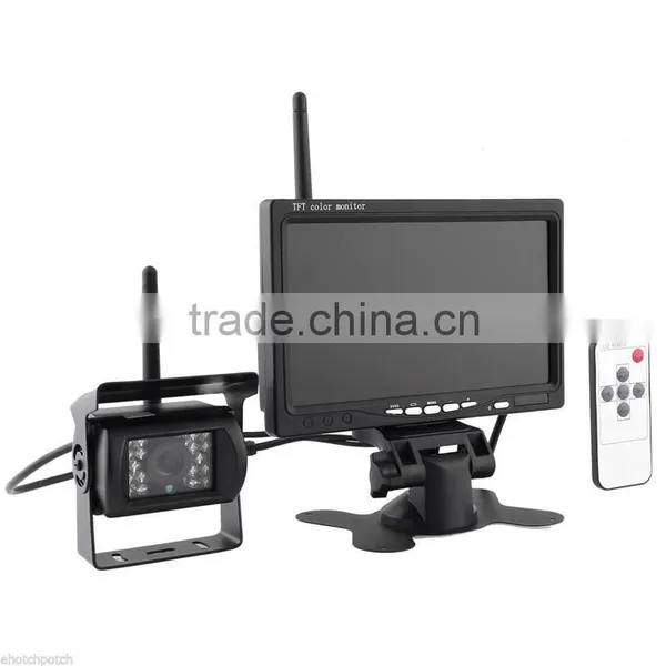 Good quality wireless Car Rearview Waterproof Camera Back up night vision camera wireless truck rearview camera