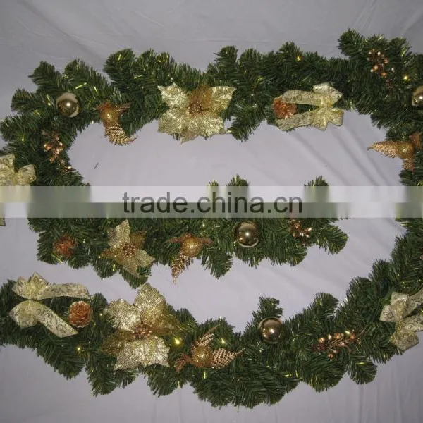 Artificial Christmas Tree Garland and Wreaths Ornaments Decoration
