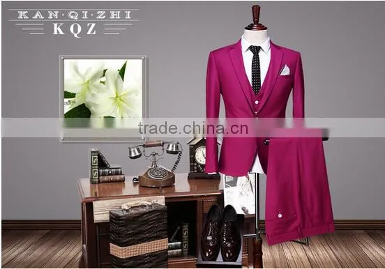 Top Brand Coat Pant Men Suit High Quality Man Italian Suit Fabric photo-2