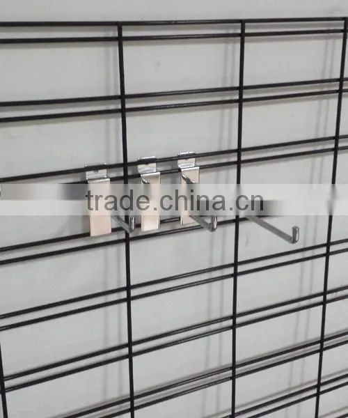 2015 Hot Sale Multifunctional Black Wire Mesh Slat Grid Display Panels photo-3