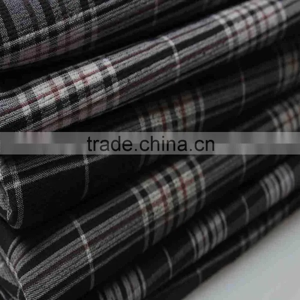 Polyester Twill Check Upholstery School Uniform Fabric Poly Cotton Twill Fabric