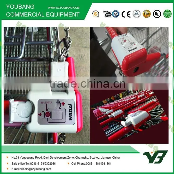 Factory Sale Trolley Lock for Supermarket photo-4