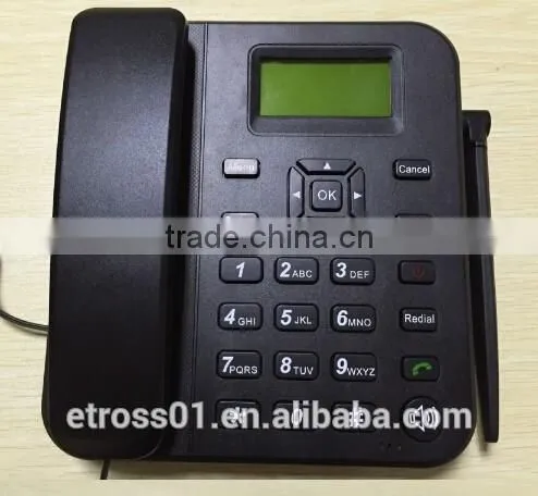 1 SIM Card GSM Cordless Phone 6088, Quadband(850/900/1800/1900mhz) With FM Radio photo-3