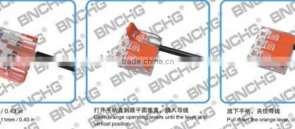Directly Factory Replace Wago 221 Type 40% Smaller and 100% Transparent Electrical Wire Connectors for All Wire Types photo-4