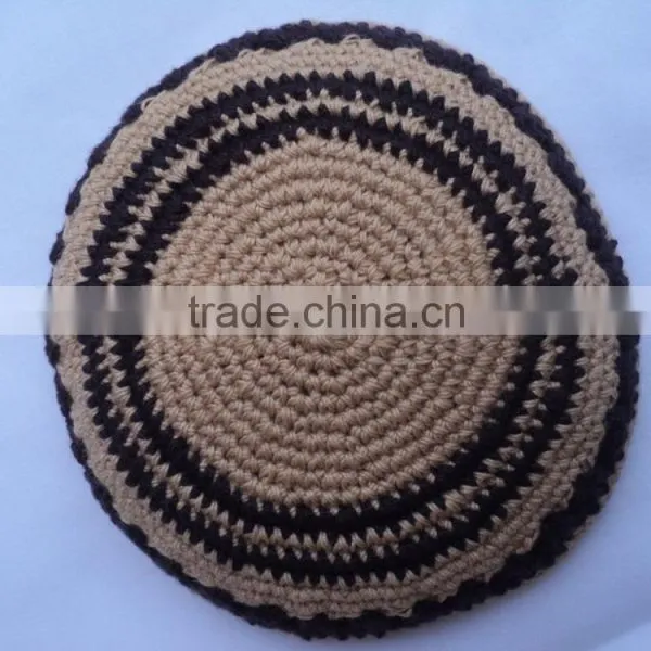 Jewish Crochet Kippah,Knit Kippot Wholesale / Jewish Kippah Hand Knitted Yarmulka Yamaka Kippot Judaica Kipa Gif, Kippah Kids photo-2