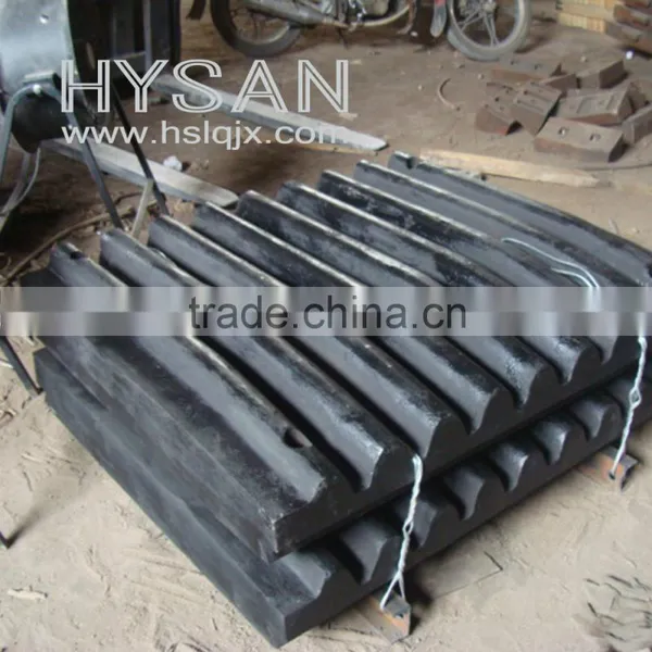 Alloy Steel Jaw Plate Jaw Crusher Plate