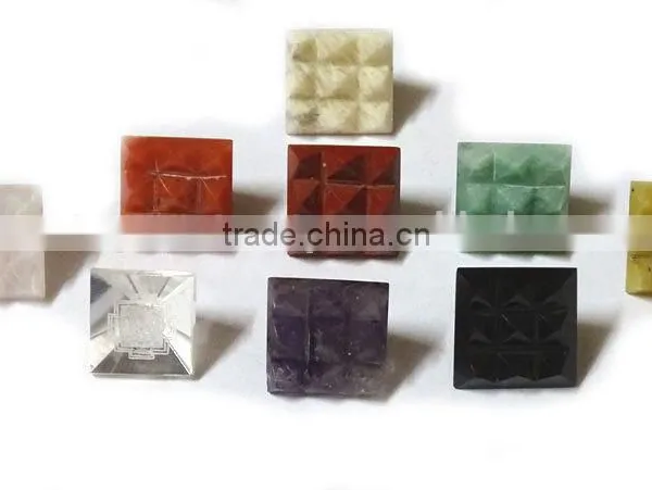 Mix Agate Stone Vastu Pyramids photo-3