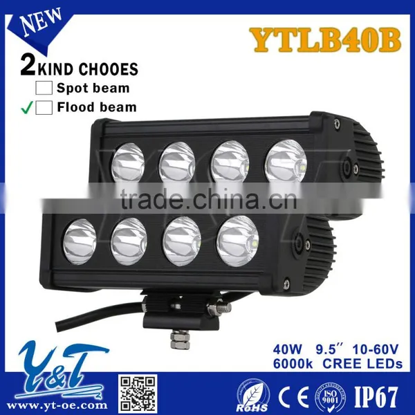 Aftermarket 9.5 Inch 40w 3500 lm Led Work Light Bar Car Truck Boat off Road Flood Lamp Bulb