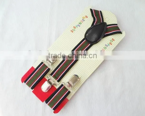 Wholesale Fashion Stripes Kids Elastic Braces Suspender photo-6