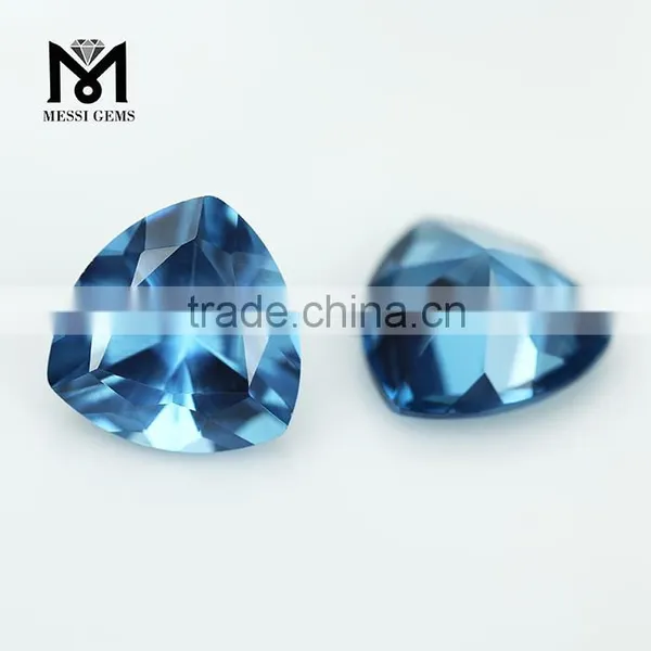 Wuzhou Hot Sale Gemstones 13 x 13 Trillion Cut 106 Synthetic Spinel photo-2