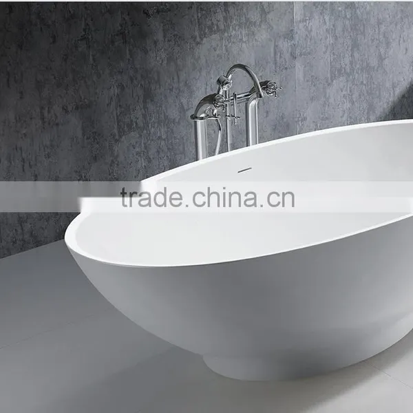 Artificial Solid Surface Freestanding Marble Bathtub,artificial Stone Bath Tub photo-3