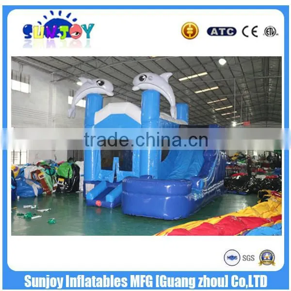 USA Popular Inflatable Bounce House With Water Slide For Kids photo-2