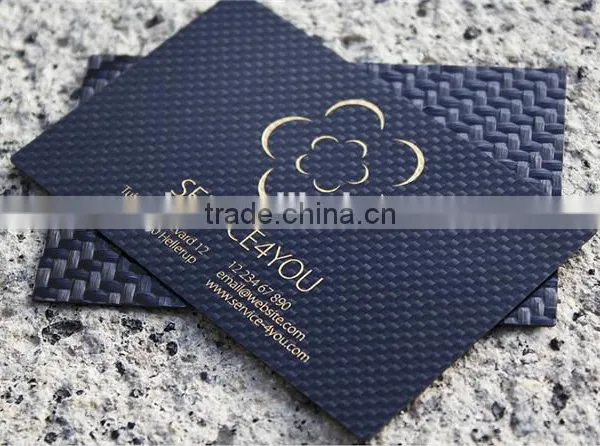 Customed Made Carbon Fiber Business Card ,thick Plastic Carbon Fiber Business Cards 1 mm photo-2