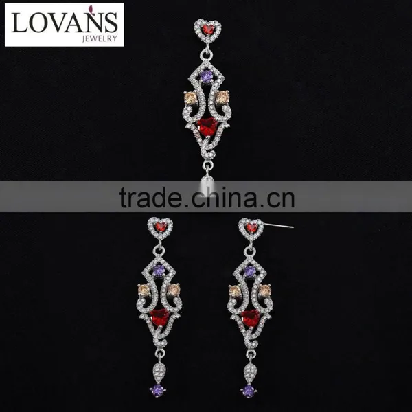 Wedding Jewellery Designs Micro Pave Jewelry 96 Innovative Products For Import TZ-0208 photo-3