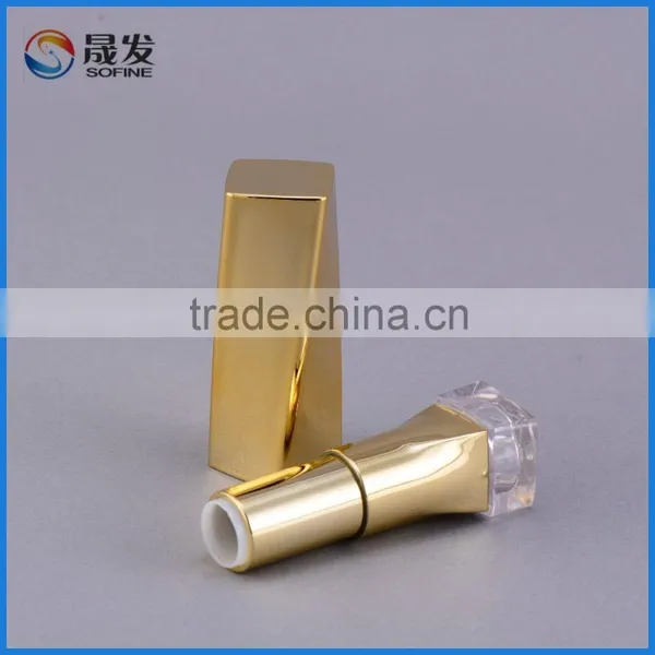 Yellow Color Top Sale Cosmetic Square Lipstick Packaging photo-3