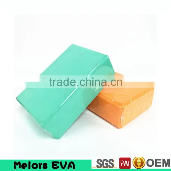 Melors High Quality Yoga & Pilat Type Yoga Block Recycled Eva Foam Yoga Block