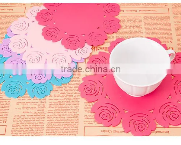 Fashion Lovely Thicken Heat-resistant Glass Table Coffee Tea Mat Pads photo-6