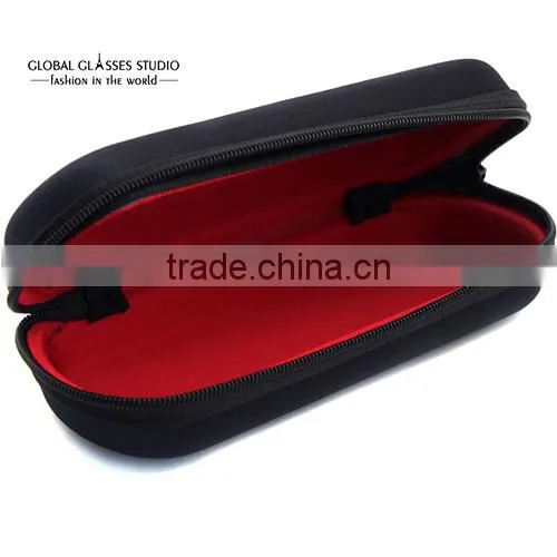 Protable Sunglasses Pouch Zipper Eyeglasses Hard Black Case 160*70*40mm For Small Sunglasses and Optica Frames Case005 photo-4