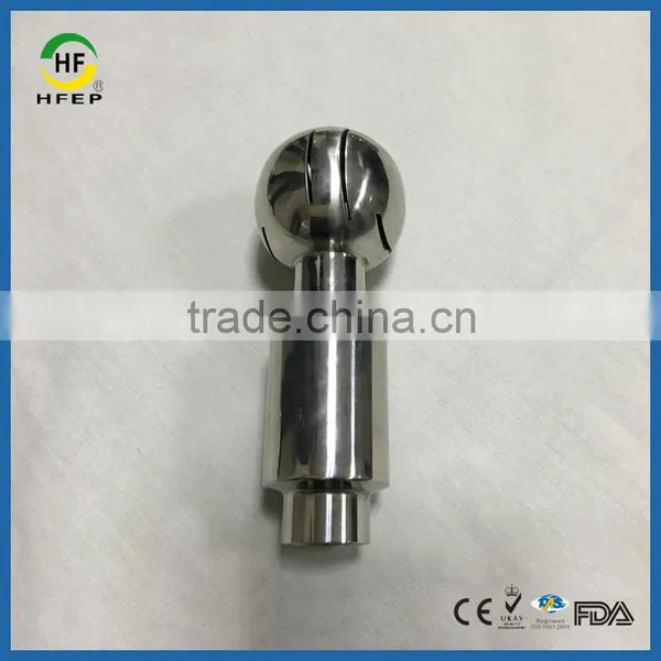 360 Sanitary Stainless Steel Rotary Tank Cleaning Liquid Spray Nozzle