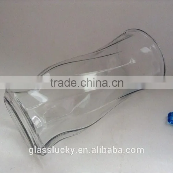 Inclined Bar Lines Glass Vase,flower Shaped Glass Vase photo-3