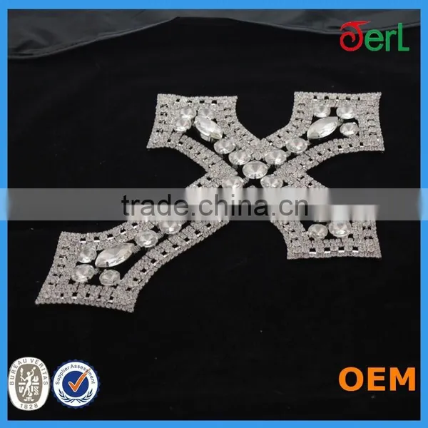 2016 New Design! Fashion Crystal Stone Applique for Wedding Dress Decorations photo-4