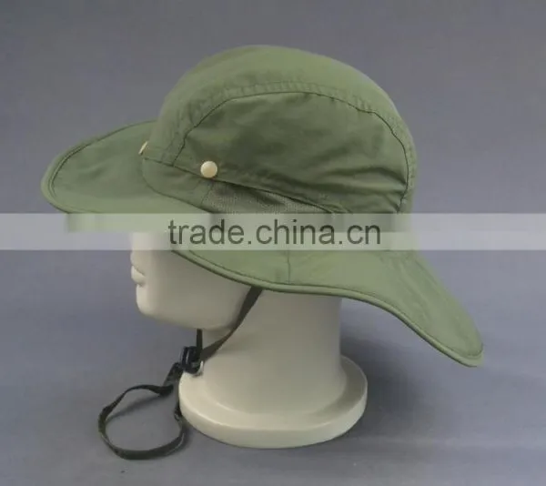 Army Green Bucket Hat for Split photo-3