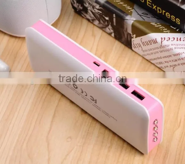 2015 Best Selling Factory Price High Capacity 15000mAh Battery Portable Mobile Power Bank photo-3