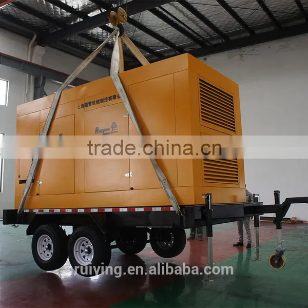 104kw/130KVA Silent Trailer Diesel Generator Made in China photo-3