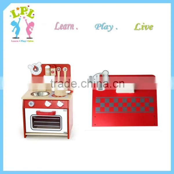 LPL Brand High Quality Wooden Educational Kids Toy Kids Mini Kitchenware Set Wooden Kitchen Toy for Sale photo-3