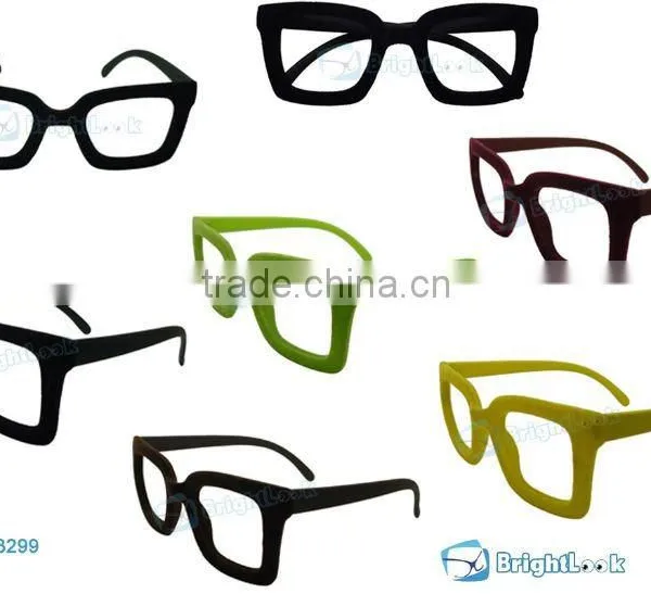2012 Fashion design with no lens and soft nap frame eyewear,top selling