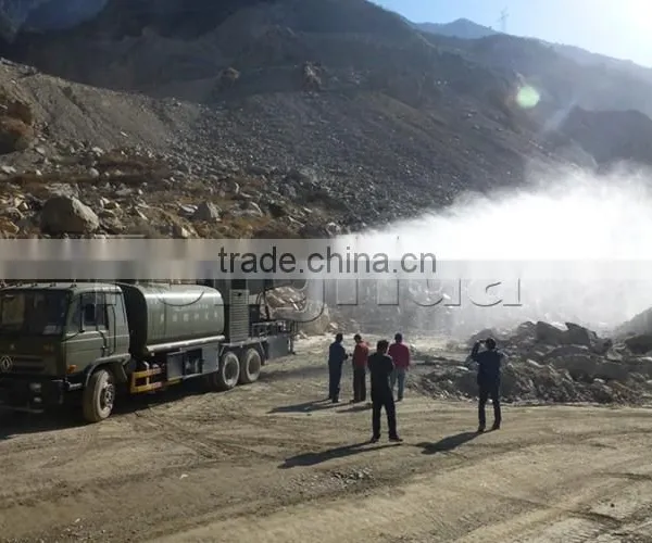 FENG HUA Patent DS-120 Dry Fog Cooling Cannon System Industrial Fogger High Pressure Water Mist Cannon for Dust Control photo-3