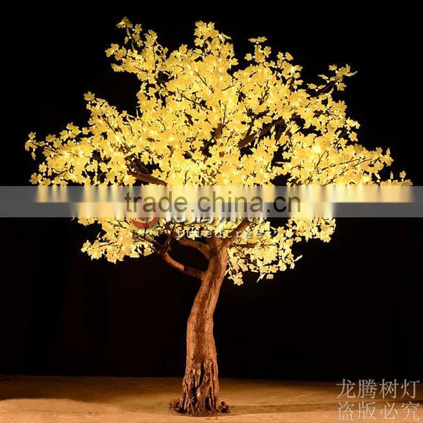 3m Copper Wire Warm White Led Simulated Maple Trees photo-3