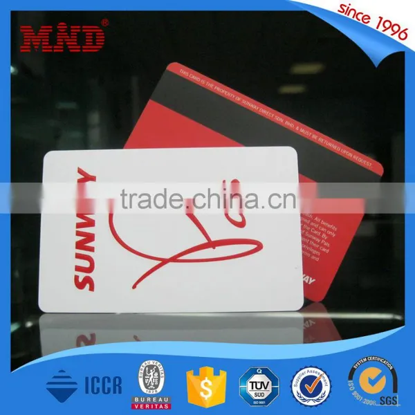 MDP119 Plastic Pvc Rfid Magnetic Stripe Hotel Door Lock Key Cards photo-5