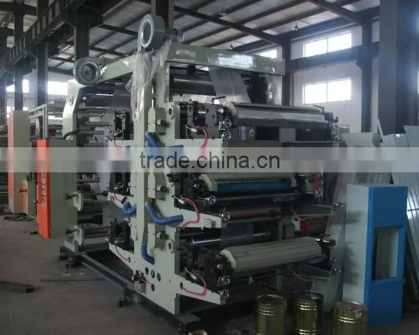 High Speed 4 Colors Kraft Paper Bag Roll to Roll Flexo Printing Machine photo-3