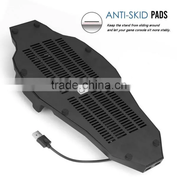 All-in-one Cooling Fan And Vertical Stand With Controllers Charging Station + Expand USB Hub For PS4 photo-5