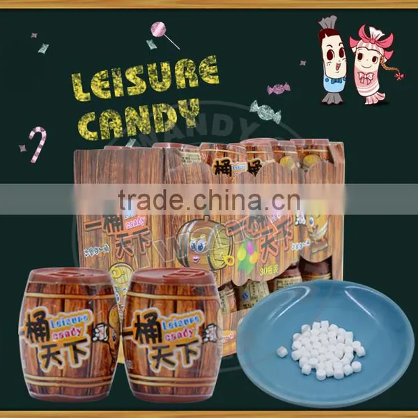 leisure compressed candy bucket press candy