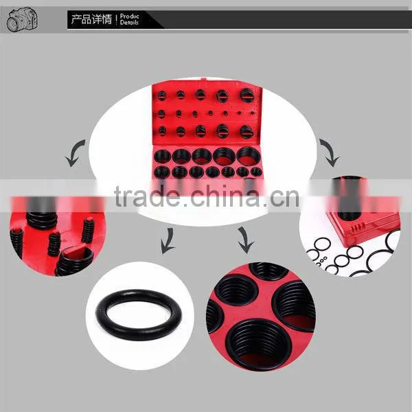TC 407pc Assorted Black SAE O-ring Kit For Machine photo-6