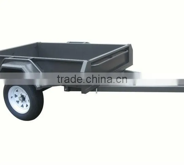 Economic Hot Dipped Galvanized 8x5ft Chequer Plate Floor Full Welded Trailer photo-2