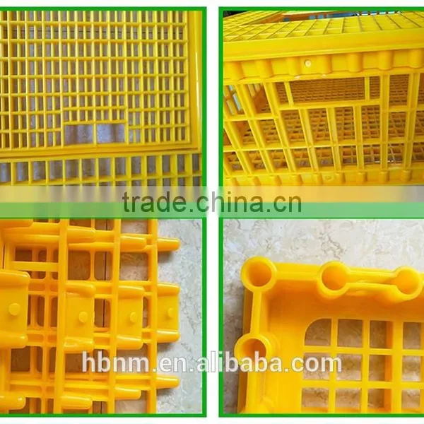 Big Sliding Door and Easy to Open Plastic Live Chicken Crates Chicken Transport Cage photo-3