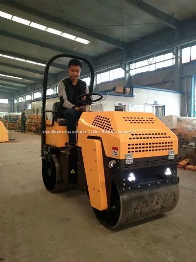 Горячие продажи!! Вальцовочный каток Honda Power DC-42C полной гидравлической приводности с вибрацией (с собственной массой 1 тонна)